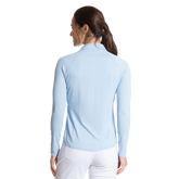 Alternate View 2 of Solid Bay Blue Sun Protection Quarter Zip Pull Over